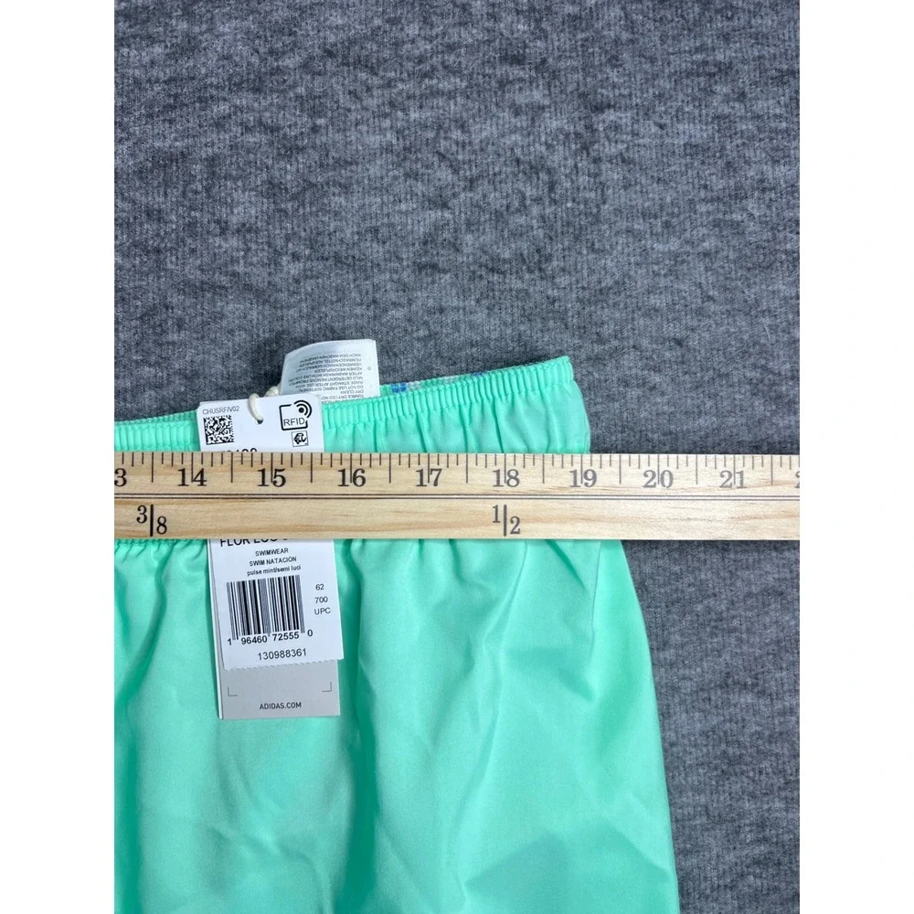 Adidas Mens Flor Log CLX CL Swim Shorts Pulse Mint Green HT2139 2XL NWT